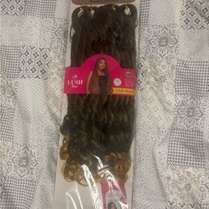 Lush Curly Braids - Brown and Yellow